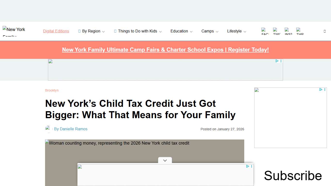 New York Child Tax Credit Expanded in 2026 What Families Need to Know